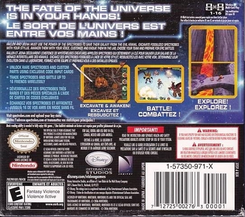 Spectrobes - Amerikansk version - Nintendo DS (B Grade) (Genbrug)